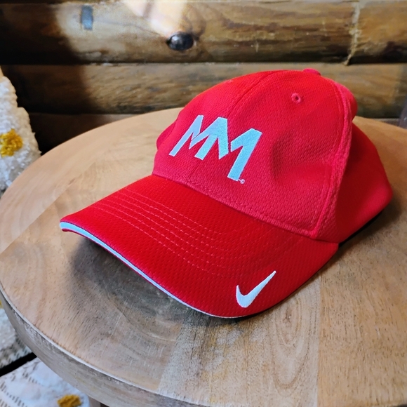 Nike Red Legacy91 Dri-fit MM1 Men's Cap - Picture 1 of 7